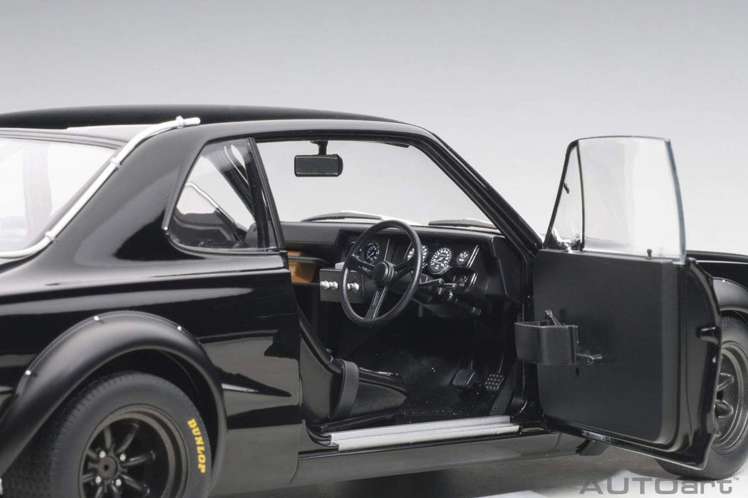Autoart 1/18 Nissan Skyline GT-R 1972 Racing Black Finished Diecast Model- Japan Figure Store - #1 Bring To You The Best Japanese Goods