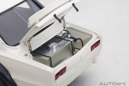 Autoart 1/18 Nissan Skyline GT-R KPGC10 Racing 1972 White Model Car- Japan Figure Store - #1 Bring To You The Best Japanese Goods