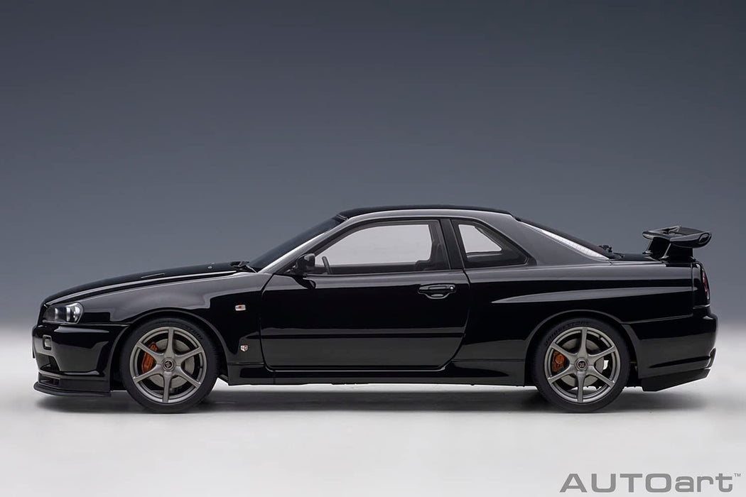 Autoart 1/18 Nissan Skyline GT-R R34 V-Spec II Black Pearl 77407 Model Car- Japan Figure Store - #1 Bring To You The Best Japanese Goods