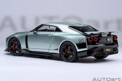 Autoart 1/18 Scale Nissan GT-R50 Model Metallic Green Black Finish 77512