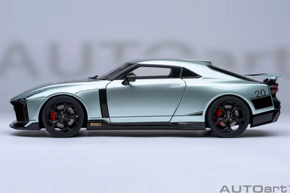 Autoart 1/18 Scale Nissan GT-R50 Model Metallic Green Black Finish 77512