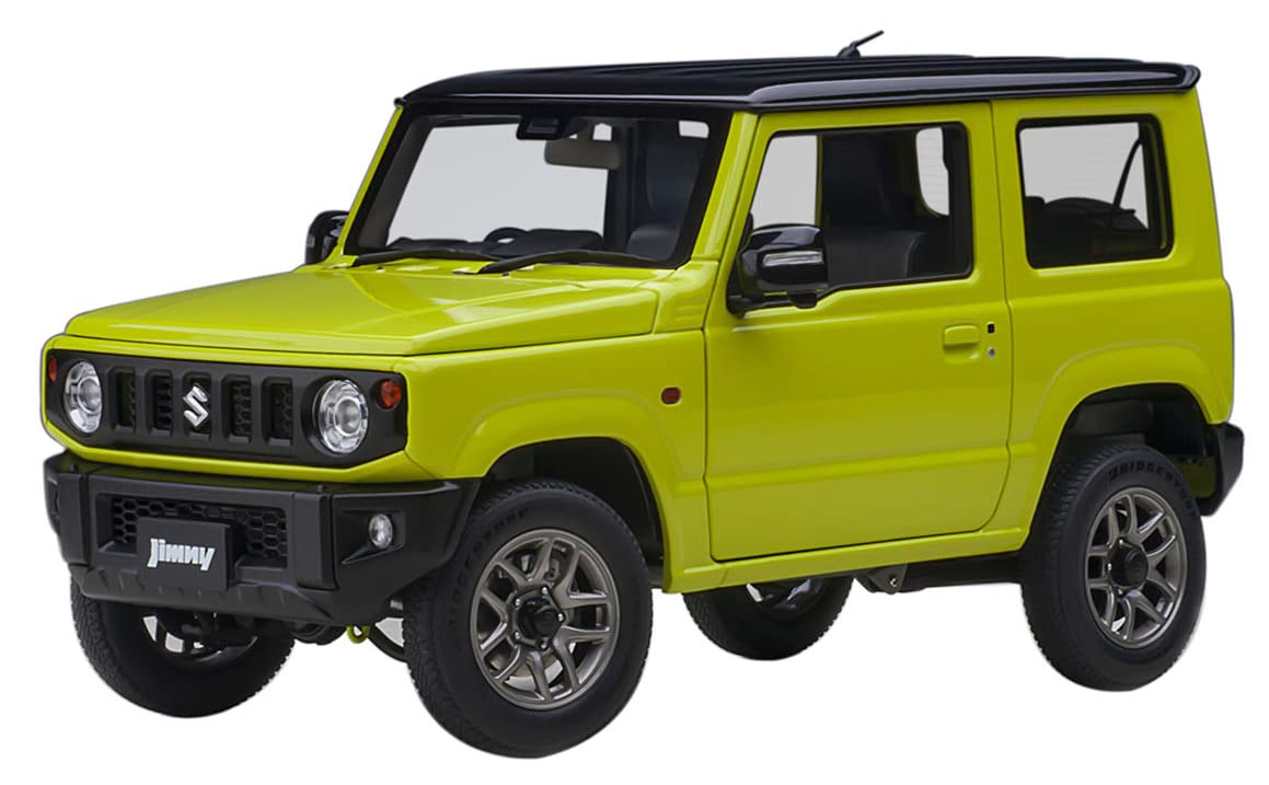 Autoart 1/18 Suzuki Jimny Yellow Black Roof Diecast Model 78501- Japan Figure Store - #1 Bring To You The Best Japanese Goods