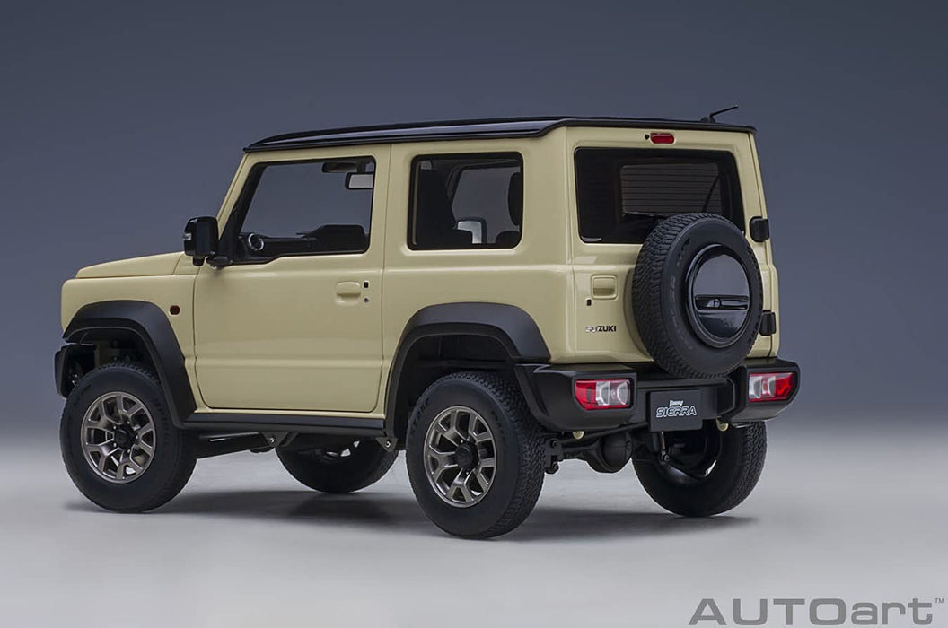 Autoart 1/18 Suzuki Jimny Sierra JB74 Ivory Metallic Black Roof Model Car 78510- Japan Figure Store - #1 Bring To You The Best Japanese Goods