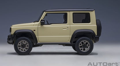 Autoart 1/18 Suzuki Jimny Sierra JB74 Ivory Metallic Black Roof Model Car 78510- Japan Figure Store - #1 Bring To You The Best Japanese Goods