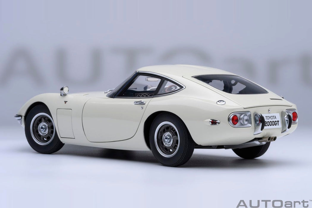 Autoart Toyota 2000GT 1967 Blanche Modèle 79546 - Réplique de voiture en métal moulé sous pression