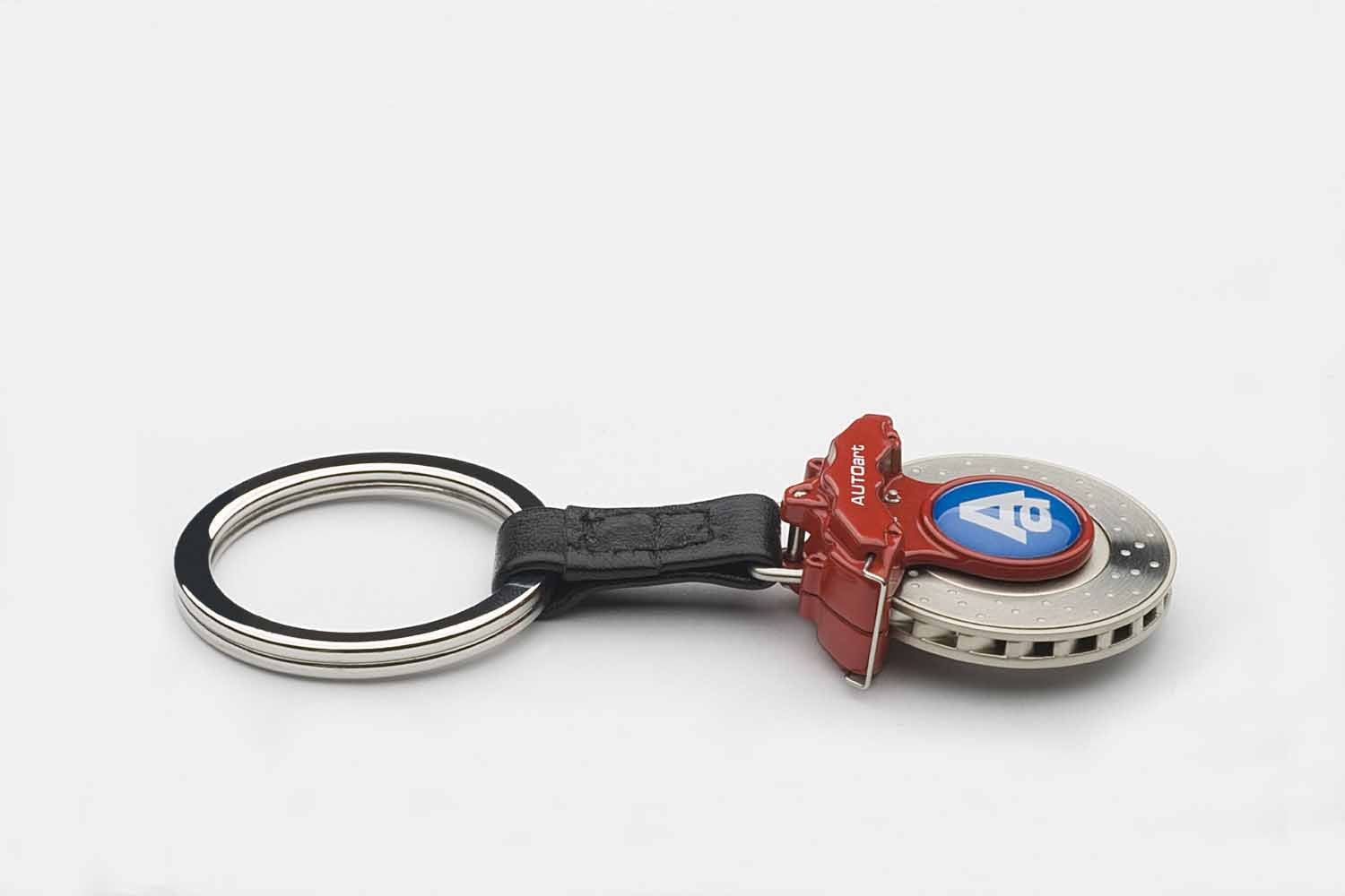 Autoart Brake Disc Keychain with 6-Pot Red Caliper- Japan Figure Store - #1 Bring To You The Best Japanese Goods