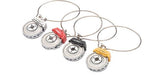 Autoart Brake Disc Wine Glass Charms Set of 4 - Unique Wine Accessories- Japan Figure Store - #1 Bring To You The Best Japanese Goods