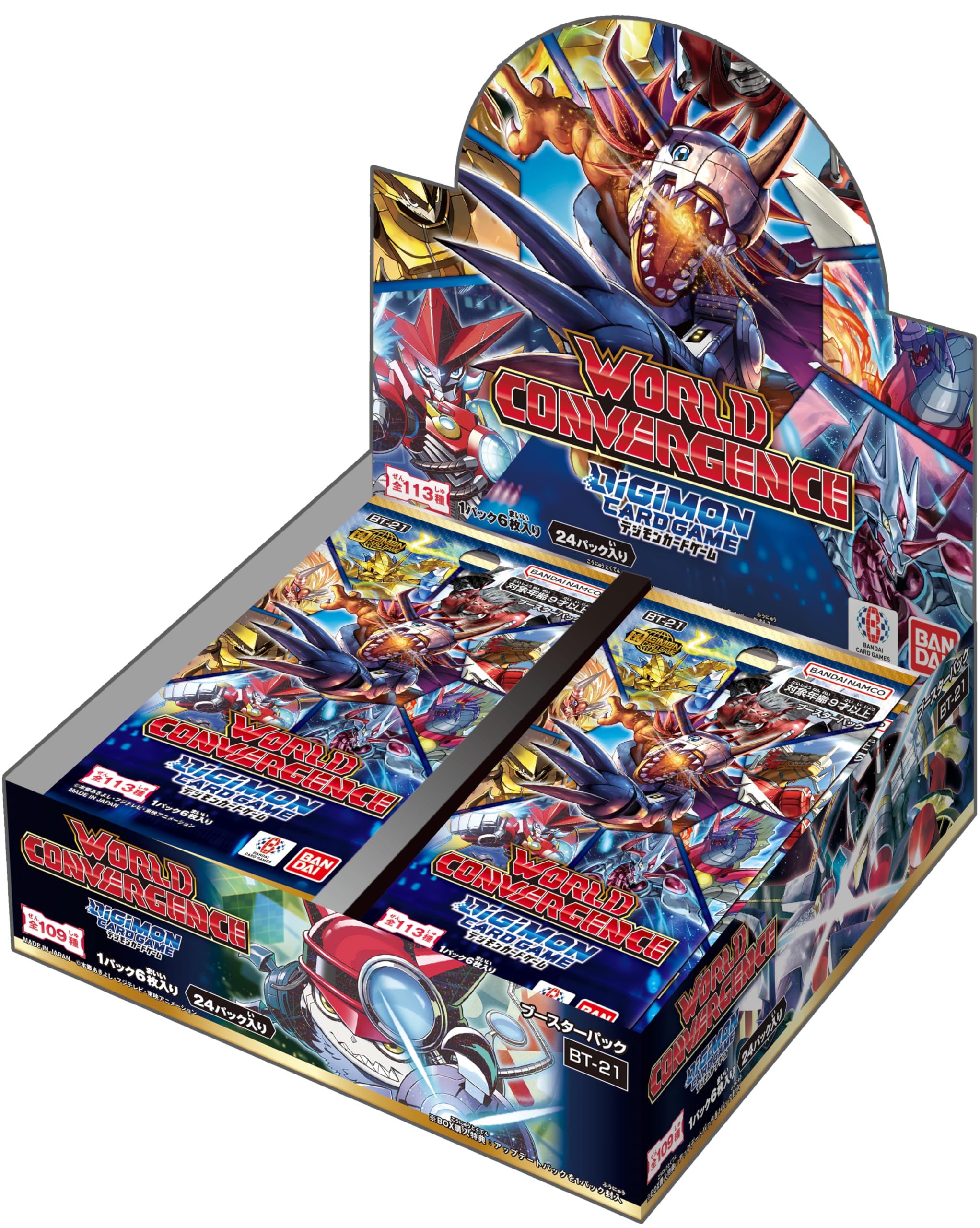 Hundreds Bandai Digimon Card Game World Convergence Booster Box Japan TCG- Japan Figure Store - #1 Bring To You The Best Japanese Goods