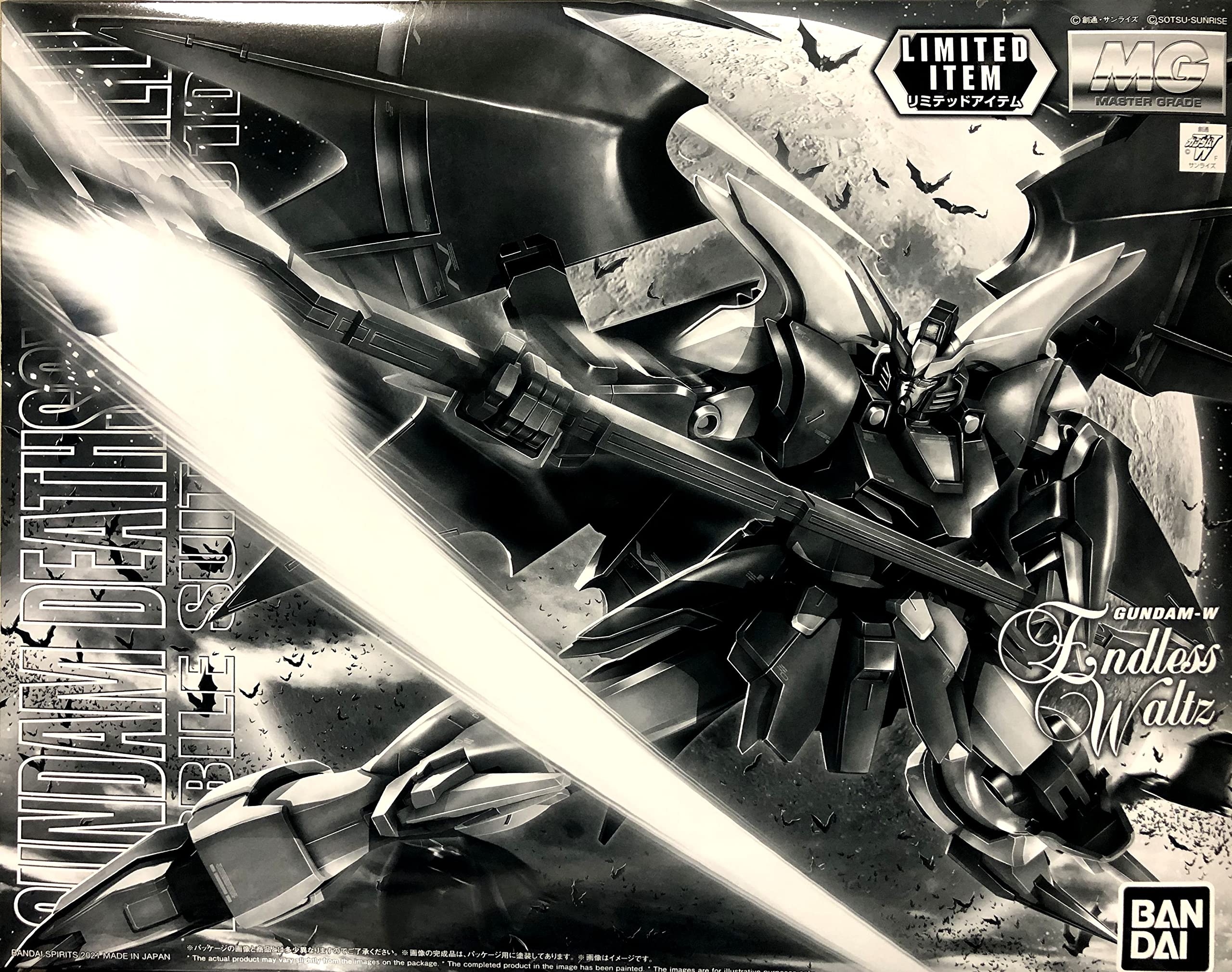 Bandai 1/100 Gundam Deathscythe Hell EW Modellbausatz mit Spezialbeschichtung