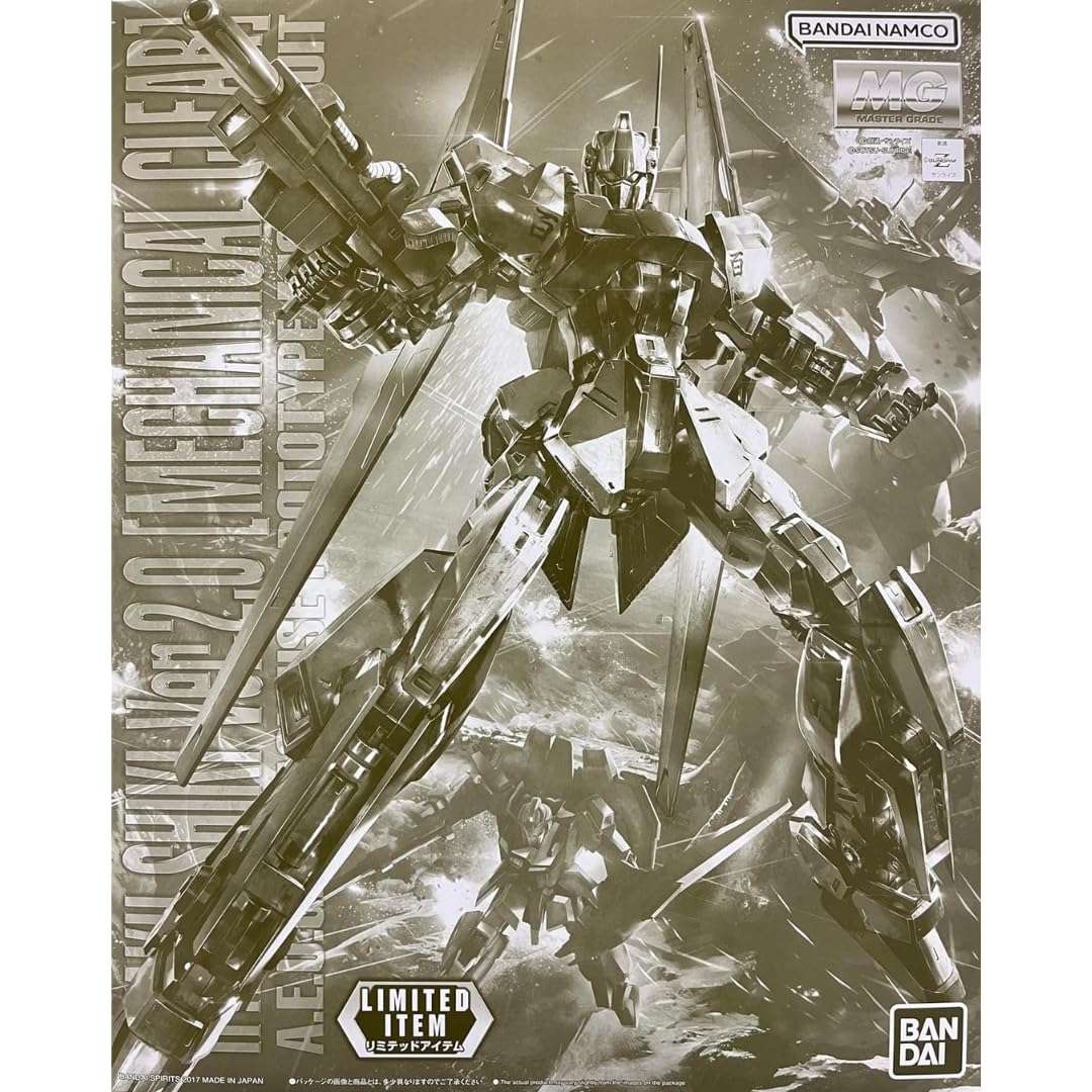 Bandai MG 1/100 Hyaku Shiki Ver 2.0 Mechanical Clear Gundam Model