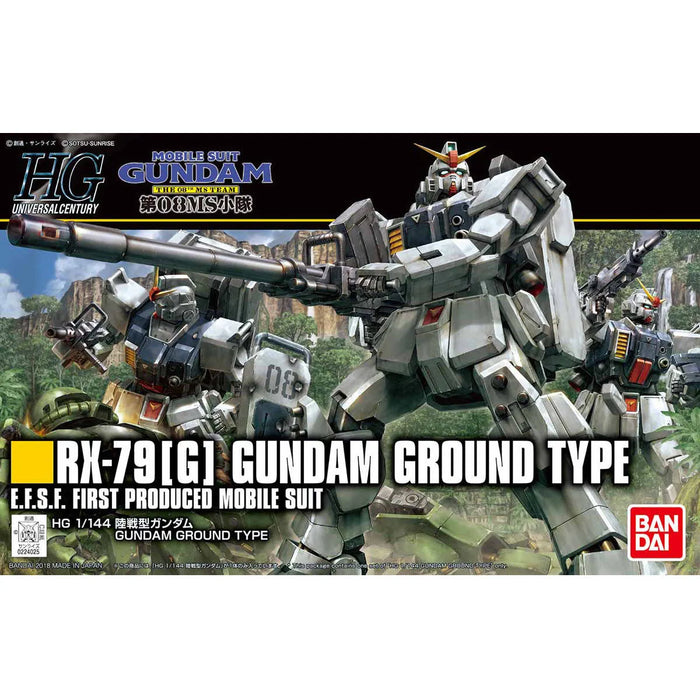 Bandai Hguc 1/144 Rx-79g Gundam Ground Type Renewal Ver Model Kit- Japan Figure Store - #1 Bring To You The Best Japanese Goods