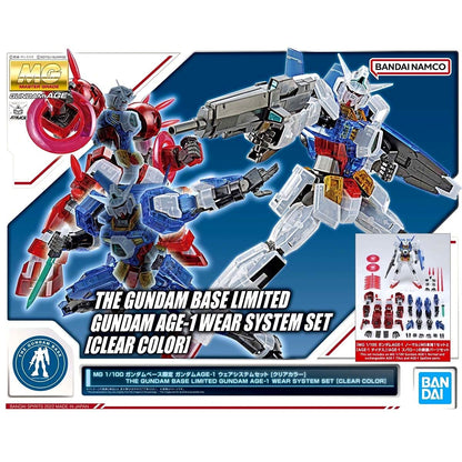 Bandai MG 1/100 Gundam Age-1 Wear System Clear Color Exklusiv-Set