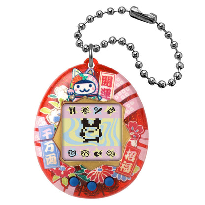 Bandai Original Tamagotchi Beckoning Cat Edo Kimekomi Doll Inspired