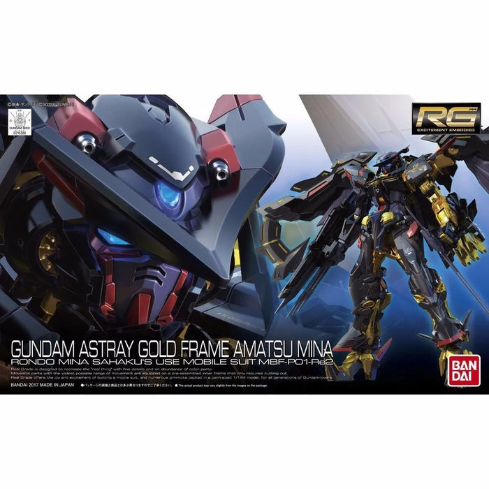 Bandai Rg 1/144 Gundam Astray Gold Frame Amatsu Mina Model Kit- Japan Figure Store - #1 Bring To You The Best Japanese Goods