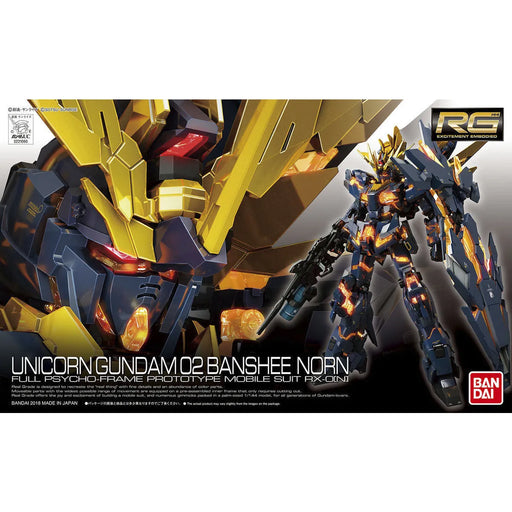 Bandai Rg 1/144 Rx-0 Unicorn Gundam 02 Banshee Norn Plastic Model Kit Gundam Uc- Japan Figure Store - #1 Bring To You The Best Japanese Goods