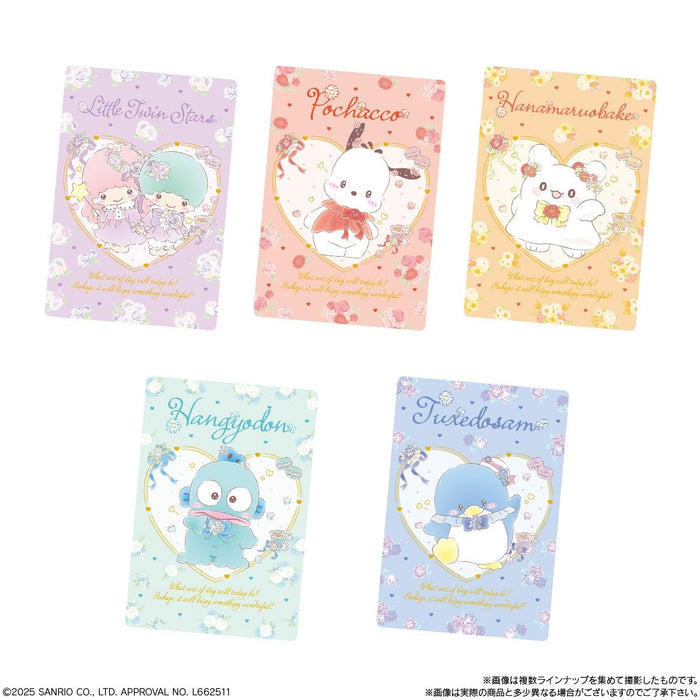Bandai Sanrio Characters Wafers - Coffret de 20 paquets, 11 Wafers par paquet.