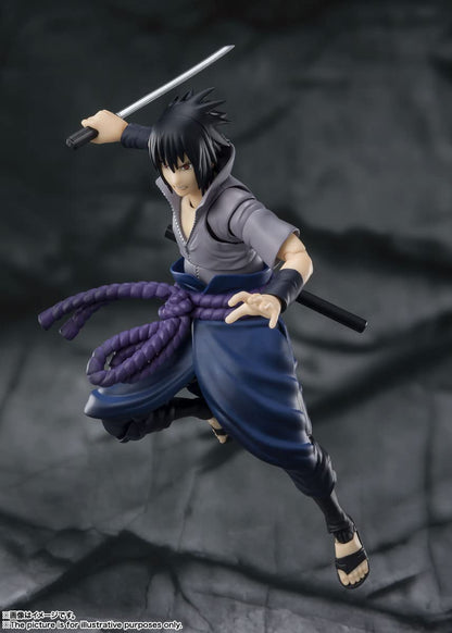 Bandai Spirits SHFiguarts Naruto Shippuden Uchiha Sasuke 145mm Action Figure- Japan Figure Store - #1 Bring To You The Best Japanese Goods