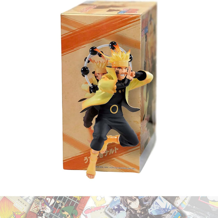 Bandai Spirits Uzumaki Naruto 14Cm Vibrating Star Figure with Trading Card