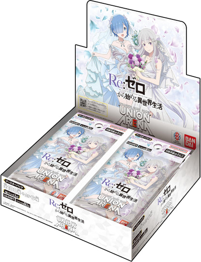 Bandai Union Arena Booster Box ReZero 16 Packs Starting Life In Another World