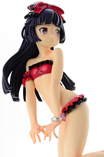 Orcatoys Black Cat Mizugi Version Rouge 1/7 Scale PVC Figure Collectible