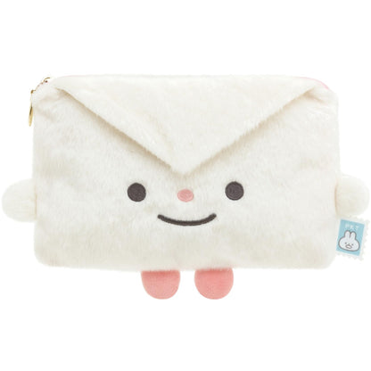 San-X Ca44701 Pokantotan Plush Pouch Otegamitan - Soft and Cute Storage Solution- Japan Figure Store - #1 Bring To You The Best Japanese Goods