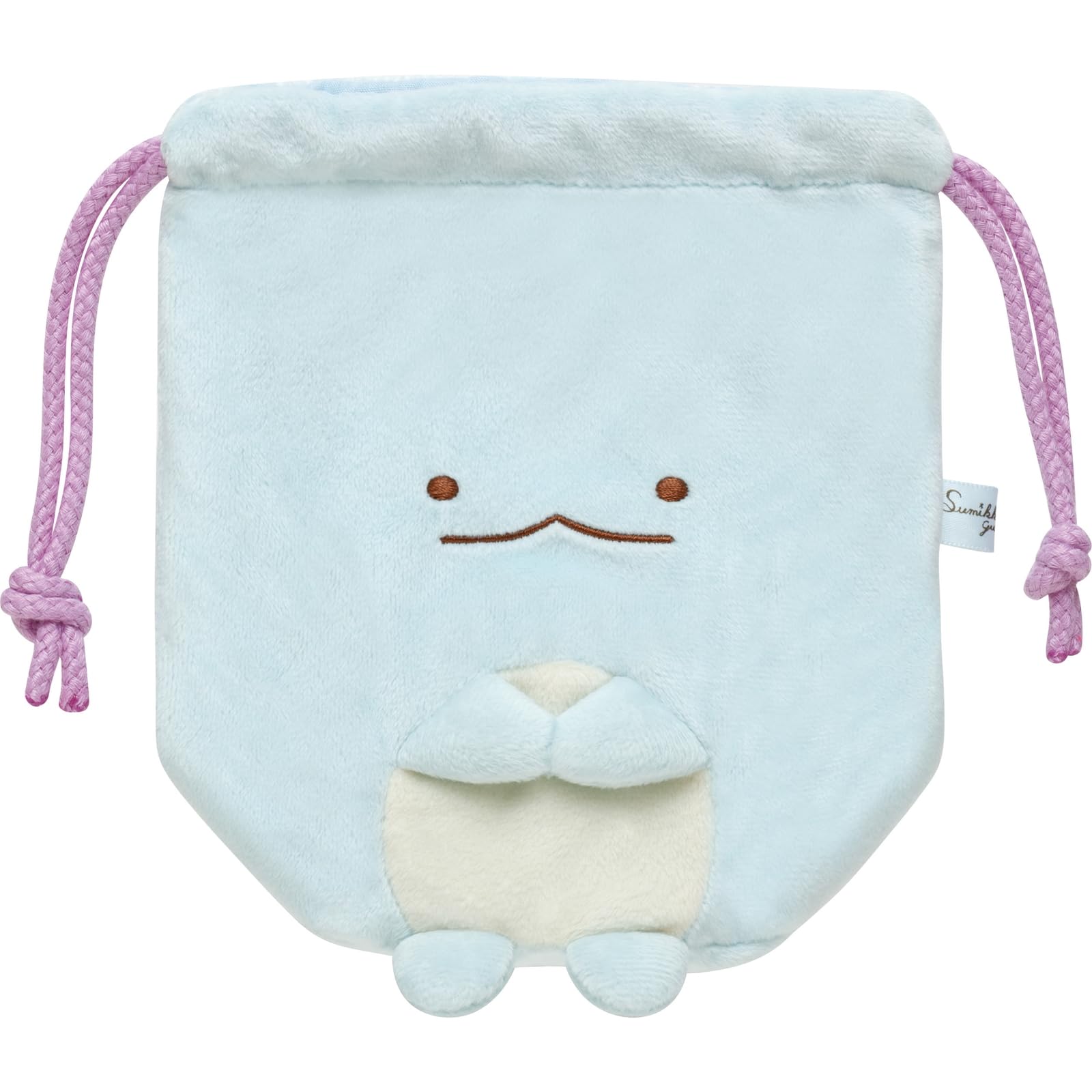 San-X Sumikko Gurashi Lizard Plush Drawstring Bag - Sparkling Night Theme- Japan Figure Store - #1 Bring To You The Best Japanese Goods