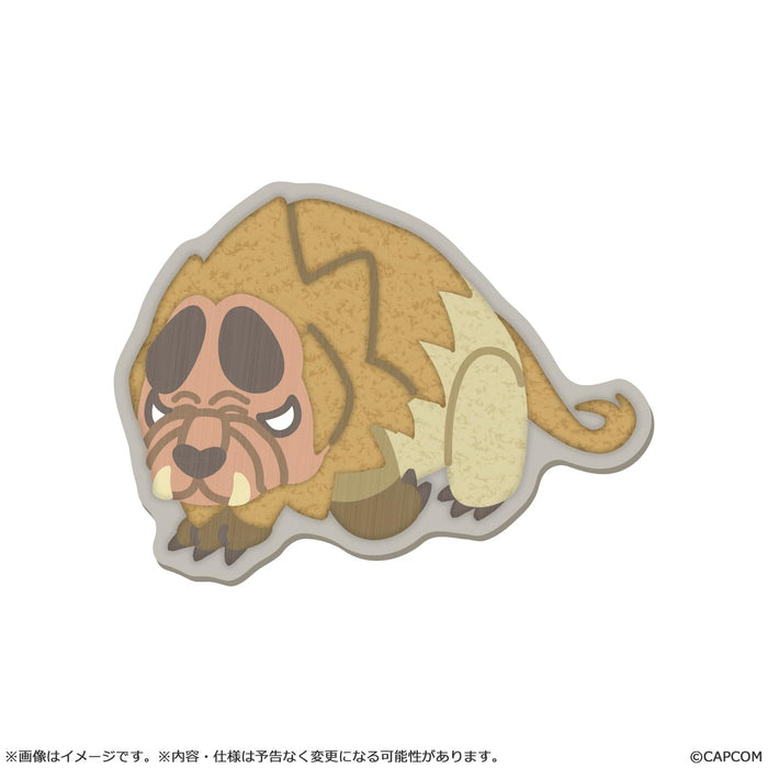 Capcom Monster Hunter Mondefo Doshaguma Embroidery Sticker 53x70mm Polyester