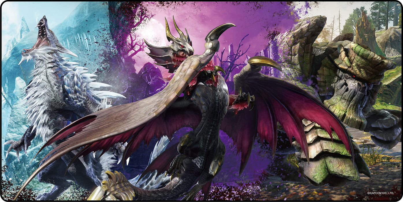 Capcom Monster Hunter Rise Sunbreak Mouse Pad C Type W800xH400xD3mm Rubber