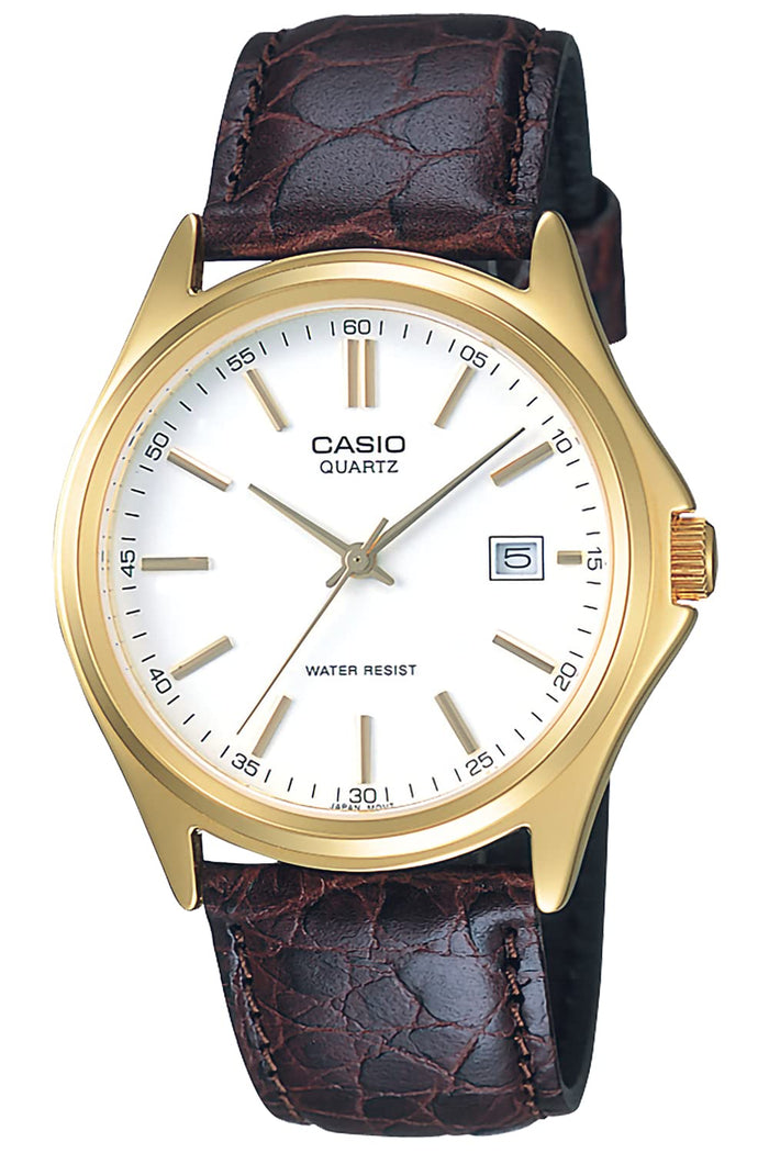 Casio Men's Brown Leather Watch MTP-1183Q-7AJH - Classic Collection
