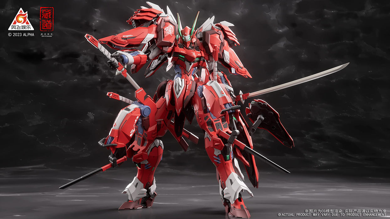 Zen Of Collectible 1/100 Kainar Asy-Tac Fronteer Full Armor Dussack Red Night- Japan Figure Store - #1 Bring To You The Best Japanese Goods