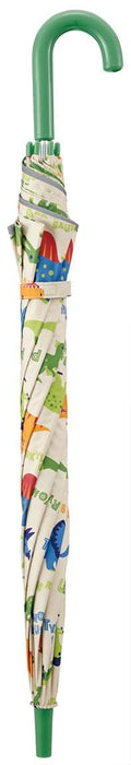 Skater Dinosaur Boys Umbrella 55cm 8-Rib UV Protection One-Touch Jump for Ages 9-10- Japan Figure Store - #1 Bring To You The Best Japanese Goods