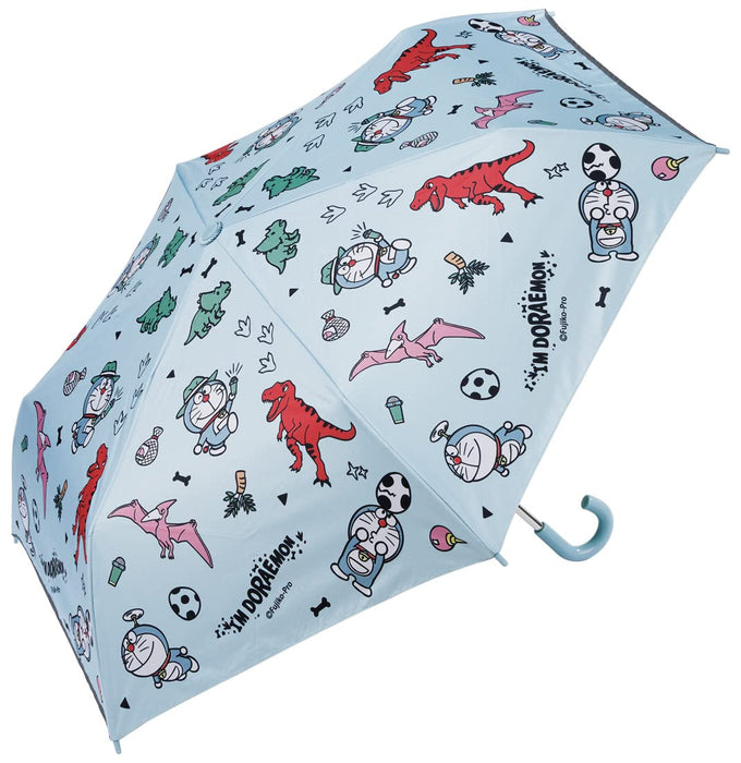 Skater Doraemon Dinosaur Walk Umbrella for Ages 7-8 6-Rib UV Protected Finger-Safe Open Storage Case Included- Japan Figure Store - #1 Bring To You The Best Japanese Goods