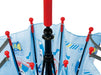 Skater Boys 45cm Paw Patrol Umbrella Suitable for Ages 5-6 Transparent Window Hand-Operated 8-Rib UB45-A- Japan Figure Store - #1 Bring To You The Best Japanese Goods