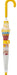 Skater Curious George Kids' Vinyl Umbrella 40cm Safe Hand-Opening 95-105cm Age 3-4- Japan Figure Store - #1 Bring To You The Best Japanese Goods