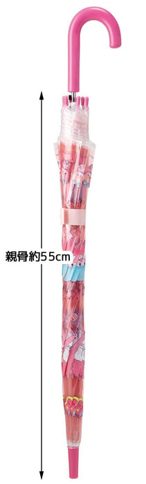 Skater Little Twin Stars Kids Vinyl Umbrella 8-Rib One-Touch Open 55cm for Ages 9-10- Japan Figure Store - #1 Bring To You The Best Japanese Goods