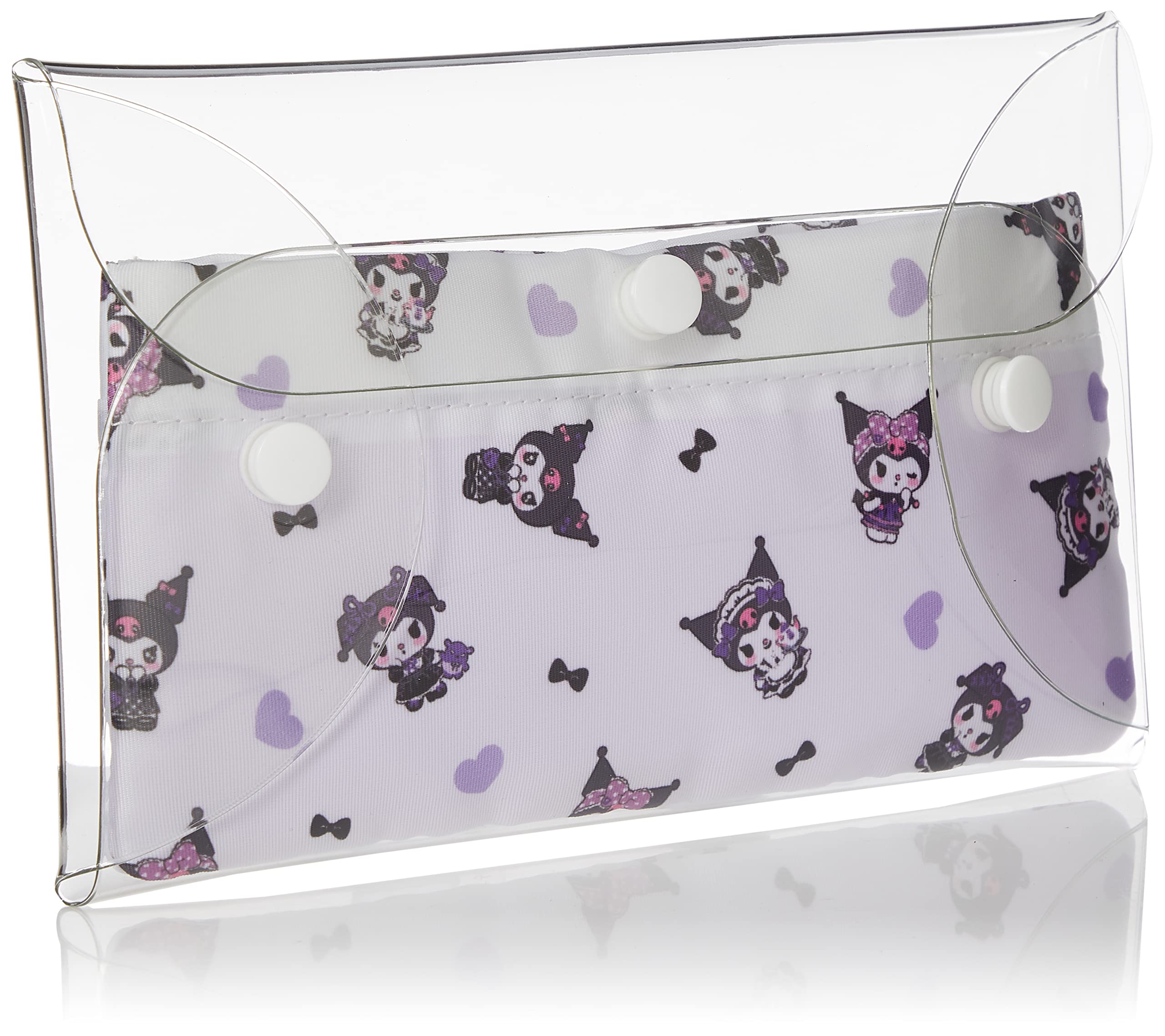Sanrio Kuromi Flyer Series Clear Multi-Case with Pouch- Japan Figure Store - #1 Bring To You The Best Japanese Goods