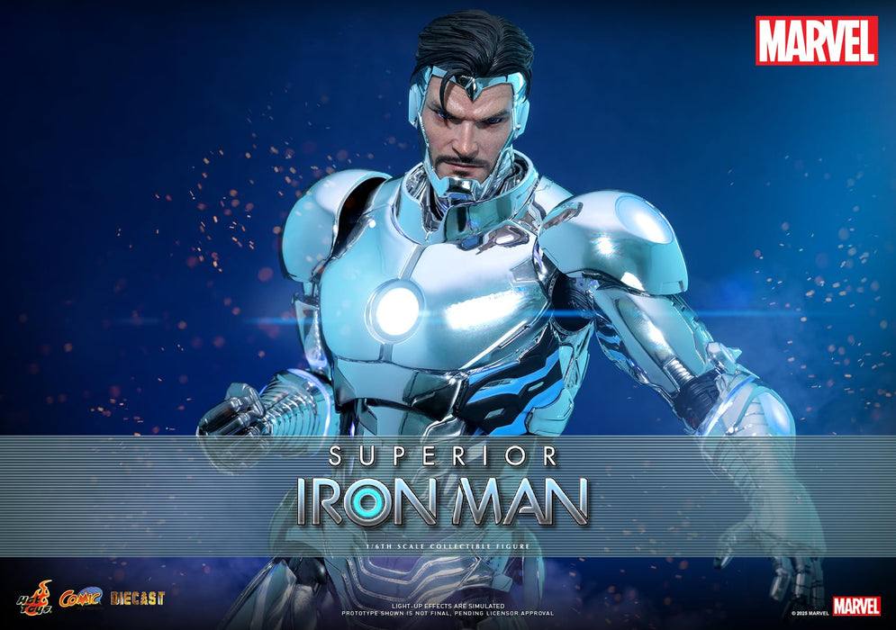 Hot Toys Marvel Superior Iron Man Comic Masterpiece 1/6 Scale Figure