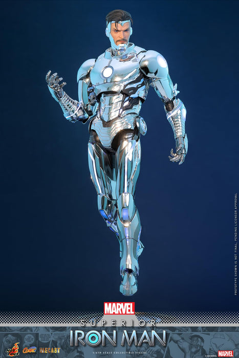 Hot Toys Marvel Superior Iron Man Comic Masterpiece 1/6 Scale Figure