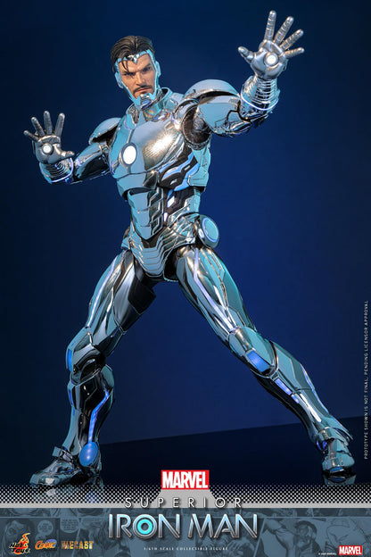 Hot Toys Marvel Superior Iron Man Comic Masterpiece 1/6 Scale Figure