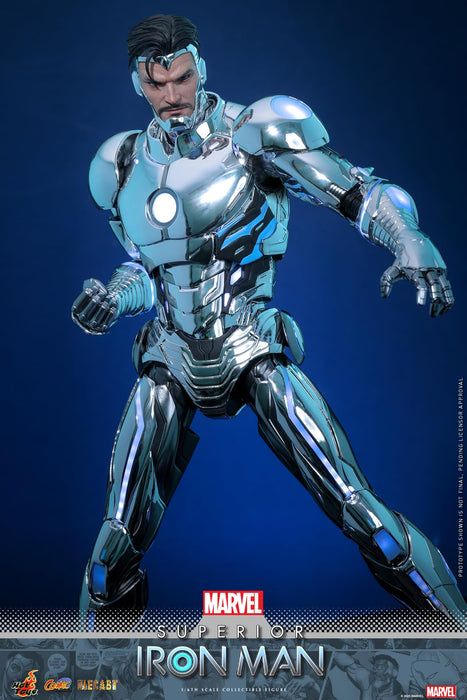 Hot Toys Marvel Superior Iron Man Comic Masterpiece 1/6 Scale Figure