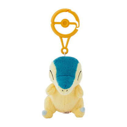 Pokemon Center Cyndaquil Mascot Keychain with Carabiner Clip- Japan Figure Store - #1 Bring To You The Best Japanese Goods