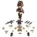 Megahouse Desktop Army Titania Delta Desert Warfare Scout Gear Movable Figure