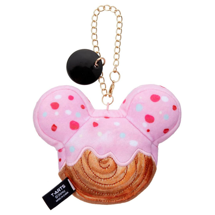 Takara Tomy Arts Disney Minnie Mouse Bread Chain Plush Toy 17cm Croissant Roll