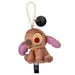 Takara Tomy Arts Disney Stitch Plush Toy 19cm Sitting Nui Pan Chain Strap Mascot