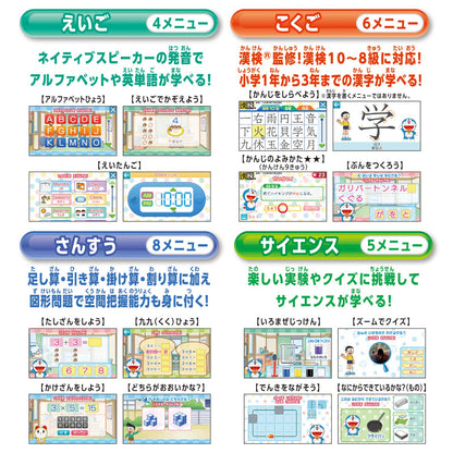 Bandai Doraemon Learning PC Tablet - Kids Educational Toy Laptop