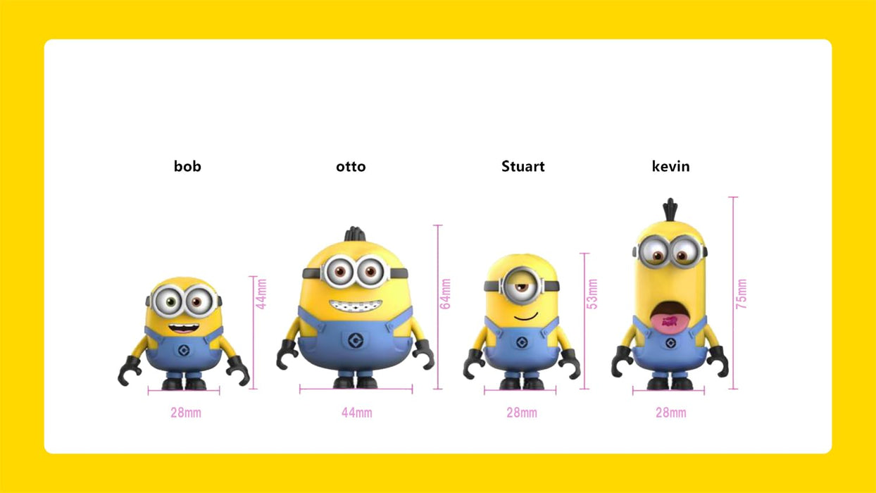 Doyusha Blokees Minions Stuart Jelly Factory Assembly Kit for Kids