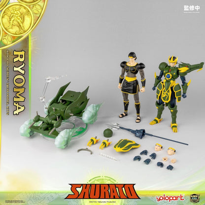 Doyusha Shurato Amk Pro X Dragon King Ryoma 190mm Pre-Painted Model Kit