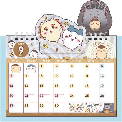 Ensky Chiikawa 2026 Pop-Up Schreibtischkalender 14x20cm CL-074