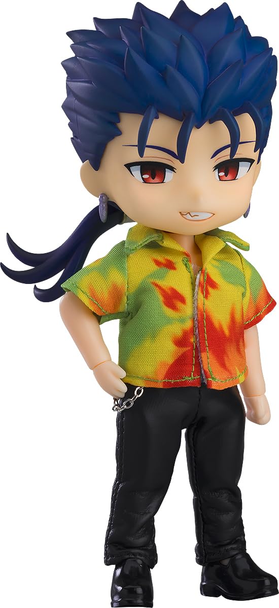 Orange Red Nendoroid Doll: Fate/Hollow Ataraxia Cú Chulainn Lancer Figure- Japan Figure Store - #1 Bring To You The Best Japanese Goods