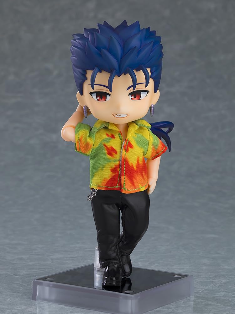 Orange Red Nendoroid Doll: Fate/Hollow Ataraxia Cú Chulainn Lancer Figure- Japan Figure Store - #1 Bring To You The Best Japanese Goods